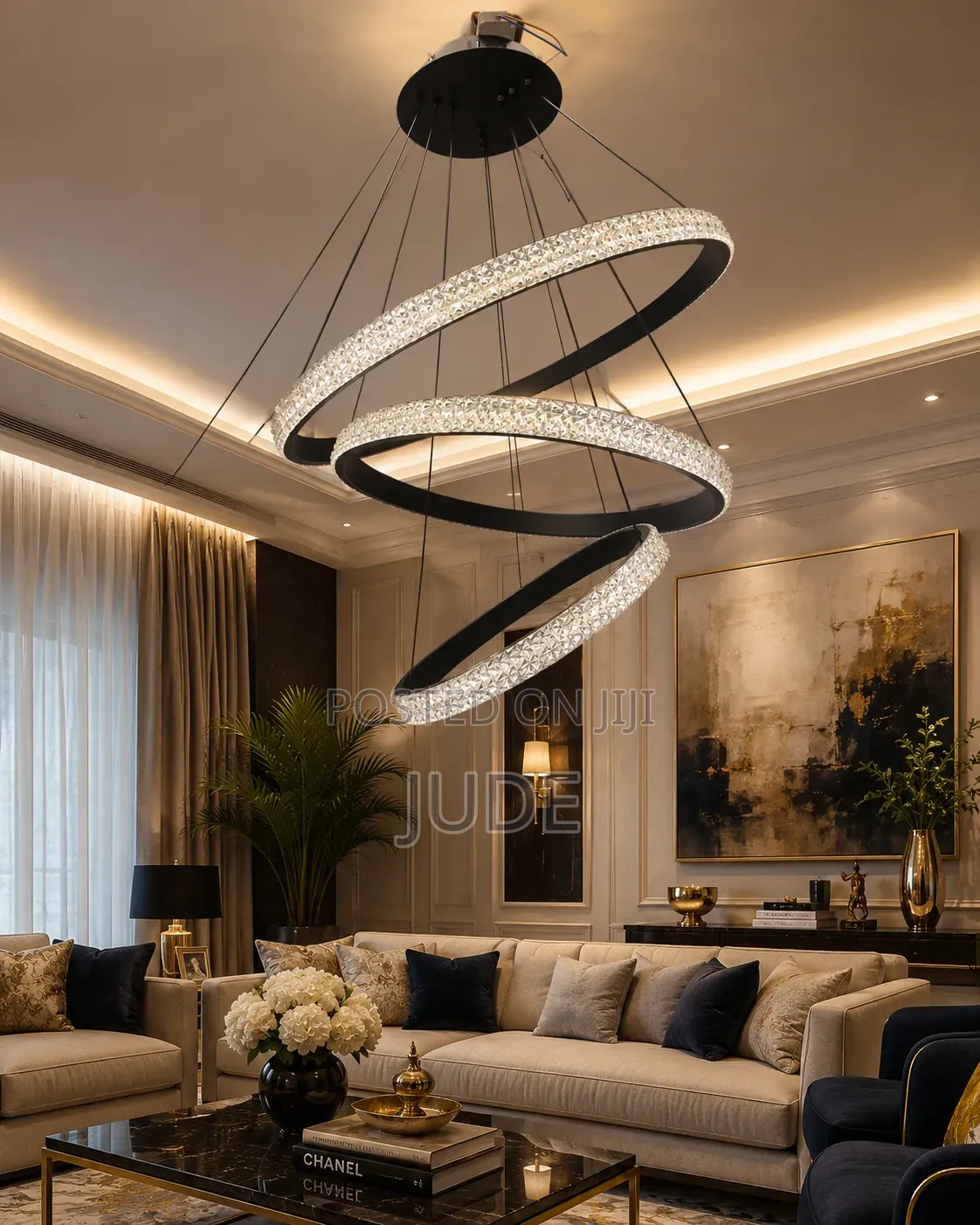 3 Steps Led Chandelier