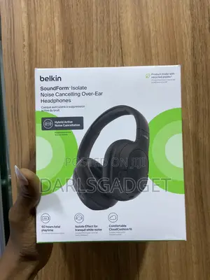 Belkin Soundform Isolate Anc Wireless Headphones With 60h Play