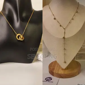  Gold Plated Waterproof Stainless Steel Necklace