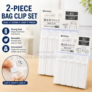 2-Piece Bag Clip Set – Food Storage Sealing Clips