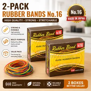 2-Pack Rubber Bands No.16 – Strong Stretchable