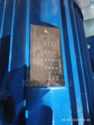 Three Phase Asynchronous Electric Motor, 10hp, 1445 RMP