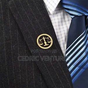 Libra Balance Advocate Lawyer Brooch Lapel Pin