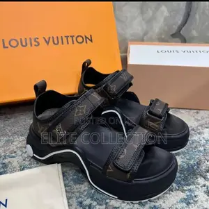 Louis Vuitton Luxury Sandal Size: 37 to 42 Black and Pink