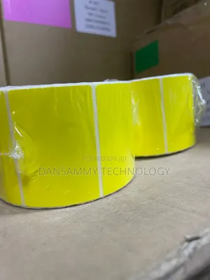 Yellow 60*40mm by 1000labels
