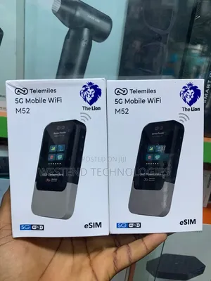 Telemiles M52 5g Portable Mifi Hotspot Premium Pocket Wi-Fi Device