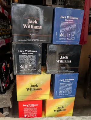Jack Williams Black Ocean Cartoon by ( 12 Bottles )