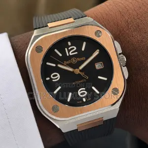 Bell Ross Quality Luxury Men Automatic Engine Wristwatch