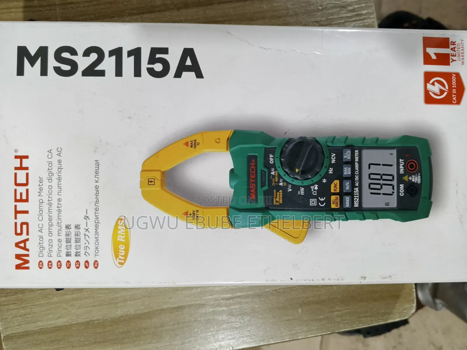 Mastech Digital Multimeter Ms2115a