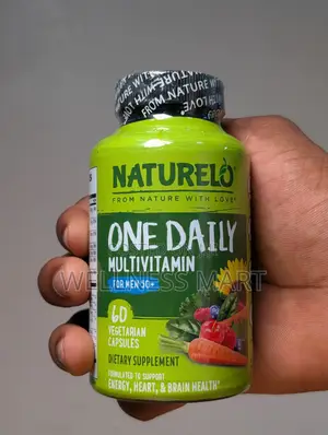 Naturelo Men's Multivitamin | Whole Food | 23 Nutrients | U.S.A| Lagos