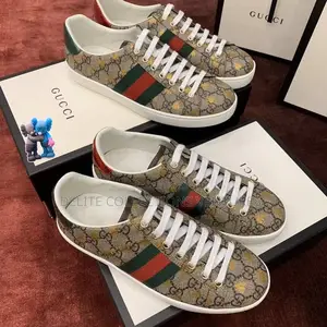 Gucci Gg Tennis 1977 Low Top Sneaker Lilac Monogram/White Touch