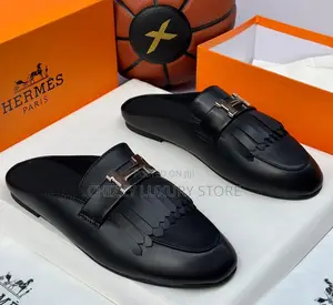 Hermes Quality Luxury Men Genuine Leather Shoe