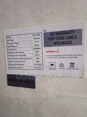 20 KWH Hyper Lithium Battery