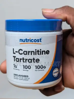 Nutricost L-Carnitine Powder | Fat Burn + Gym Energy| U.S Brand |Lagos