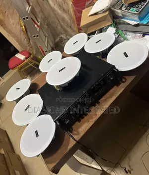 Bluetooth Amplifier With 8 Ceiling Speakers
