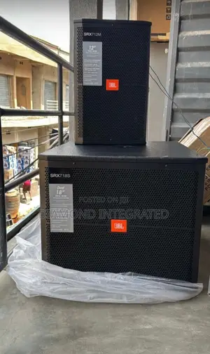 A Pair of JBL Single Sub and JBL 12 Inches Monitor/Hanging Speaker