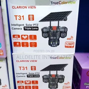 Clarion View T31 Intelligent Solar PTZ Camera – 12mp Ultra Hd