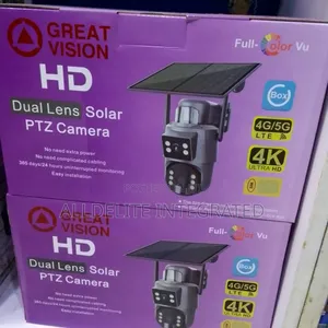Great Vision Hd Dual Lens Solar PTZ Camera – Ultra Hd