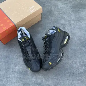 Original Nike Air Max 95 Cortiez Triple Black Honey Black