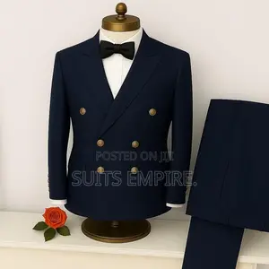 Classic Double-Breasted 2-Piece Suits
