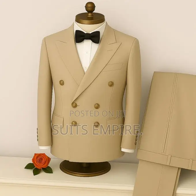 Classic Double-Breasted 2-Piece Suits
