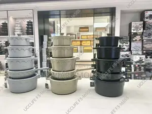 Ucc Life Ceramic Coating Pot Set (10pcs)
