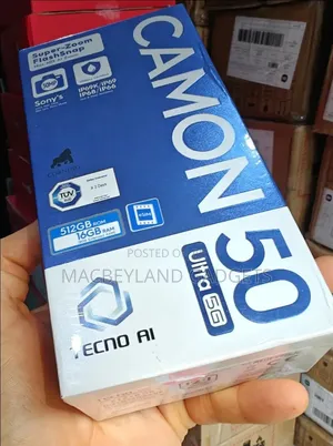 New Tecno Camon 50 Ultra 512 GB Black