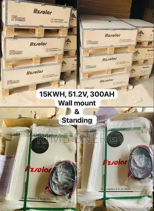 15kwh, 51.2v Wall Mount and Standing Hzsolar Lithium Batteries