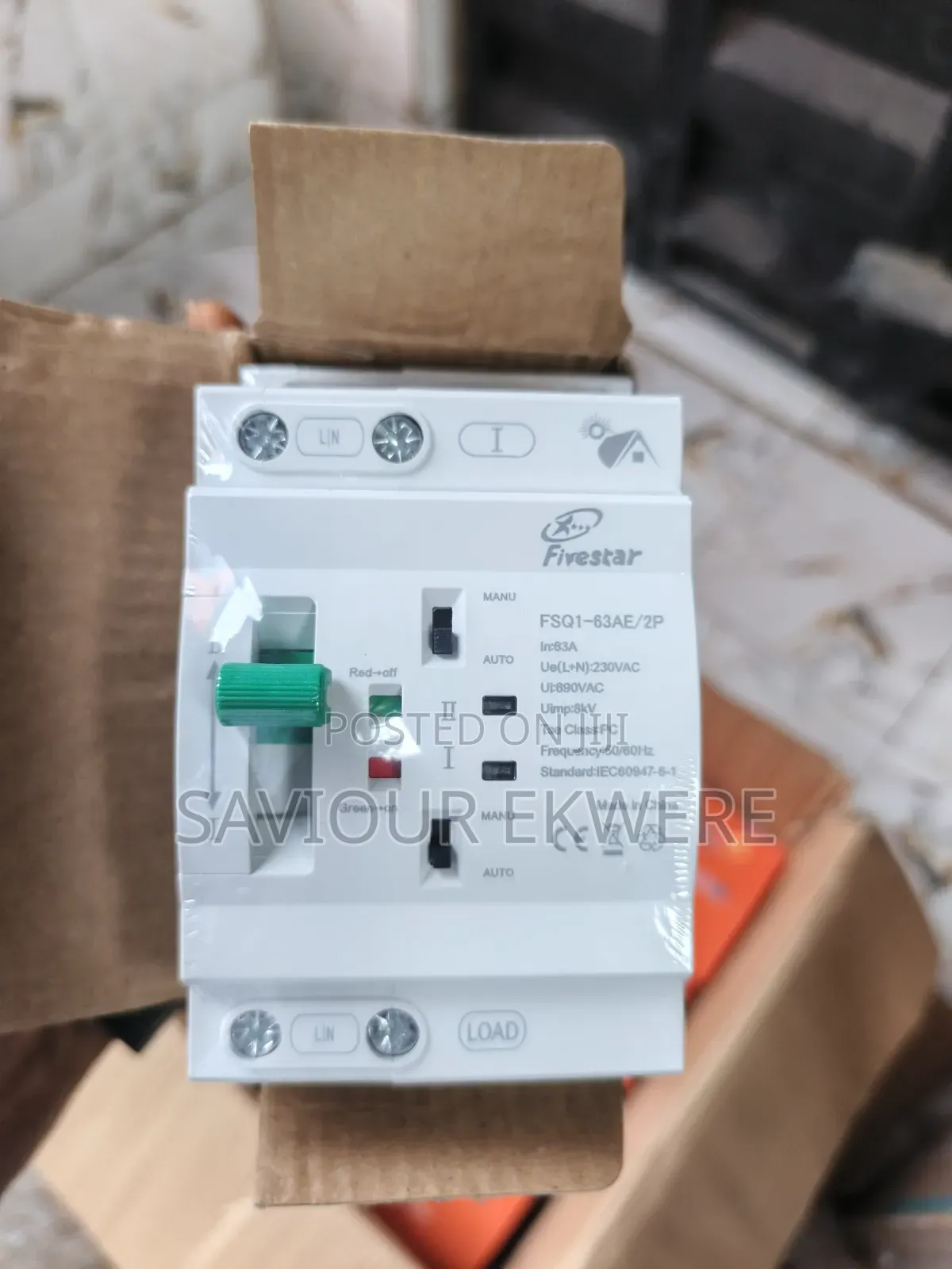 63a / 2p Automatic Transfer Switch - (Ats)