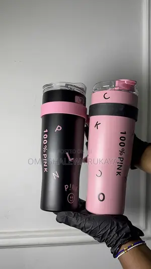 100% Pink Thermal Tumbler 40oz Stainless Insulated Tumbler