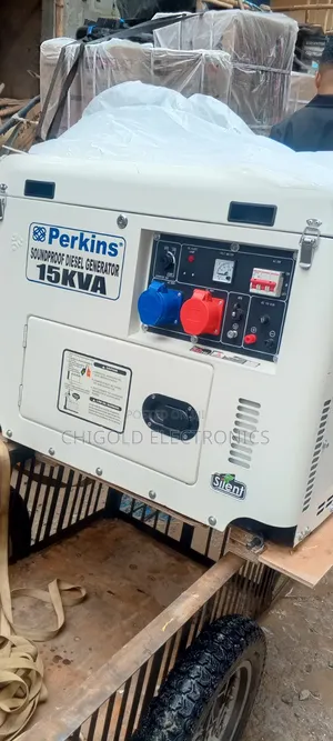 Original Perkins Diesel Generator 3 Phase 15 Kva 100% Copper Coin