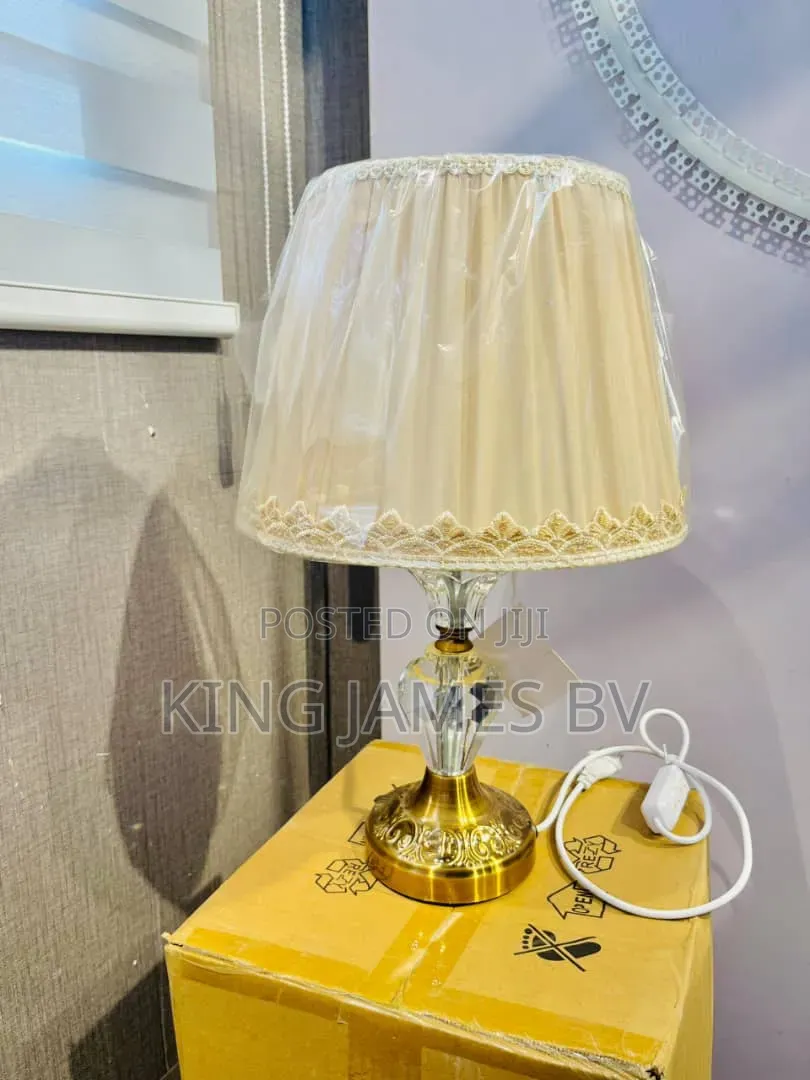 Golden Crystal Table Lamp