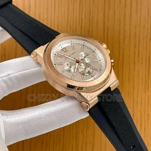 Michael Kors Quality Luxury Men Genuine Leather Wristwatch