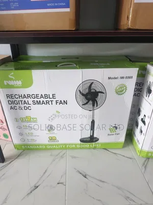 Iwin Rechargeable Solar Fan