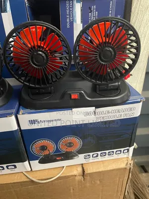 Double Headed Vehicle Fan
