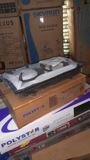 Make Cooking Easier With Polystar 2-Burner Built-in Stove