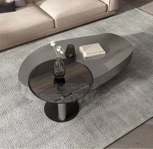 2 in 1 Pebble Noir Center Table