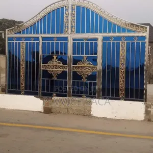 Stainless Steel Blue Top Gate