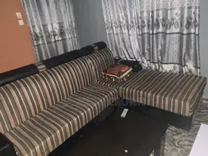 A Set of L Shape Chair, Center Table and Tv Stand