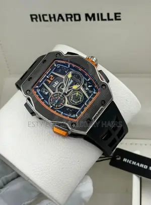 High Quality Luxury Richard Mille Rubber Wristwatch