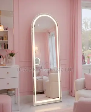 Pink Led Full Length Mirror Interior Design