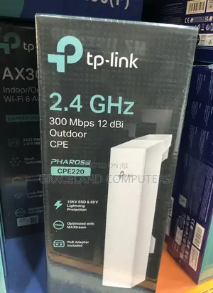 Tp-Link Cpe220 300mbps 12dbi Outdoor Cpe 2.4ghz Access Point