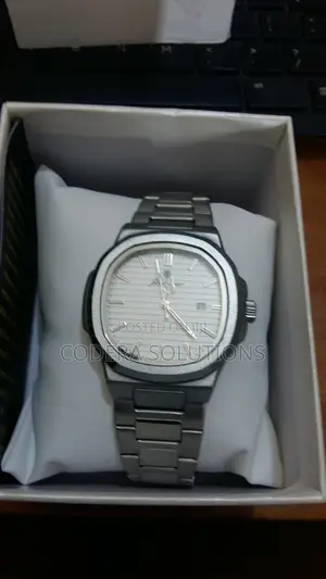 Poedagar Silver Men's Wristwatch