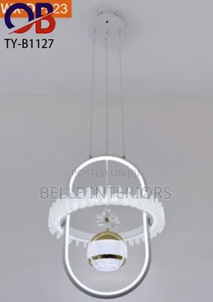 New Living Room Chandelier Modern Simple Atmosphere Circle