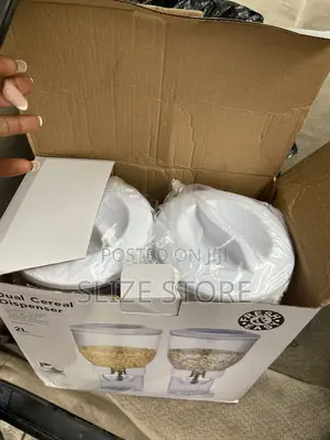 Cereal Dispenser Double Cup 2l