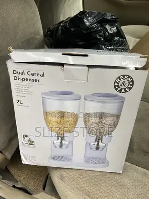 Cereal Dispenser Double Cup 2l