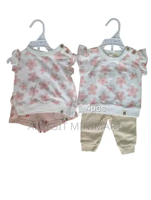 Baby Girl Floral Print Two-Piece Set