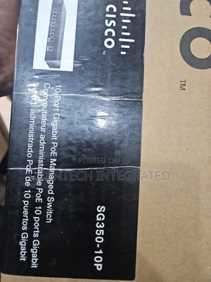 Cisco Brand New 8port Gigabit Poe With 2port Uplink and SFP Ports