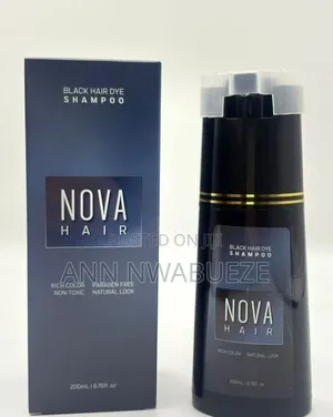 Nova Hair Black Hair Dye Shampoo