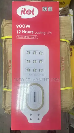 Itel 900w Solar Street Light